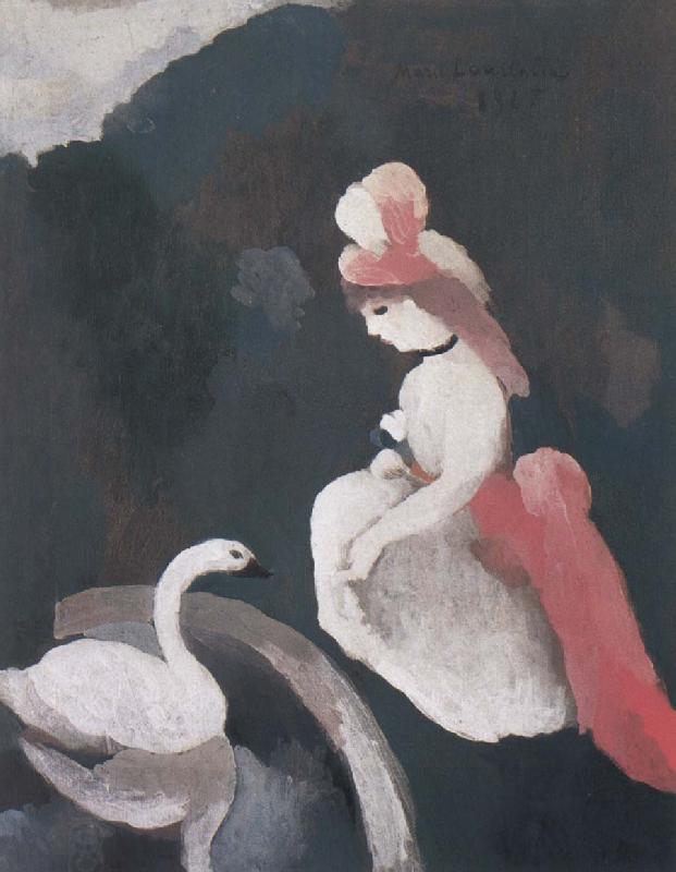 Marie Laurencin Younger castellan with white swan China oil painting art